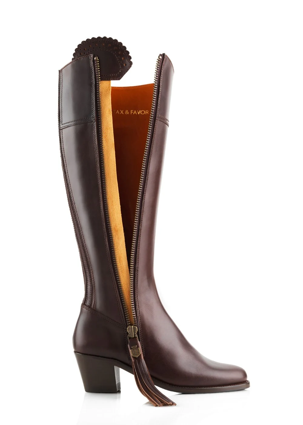 Leather Regina Heeled Boots - Image 3